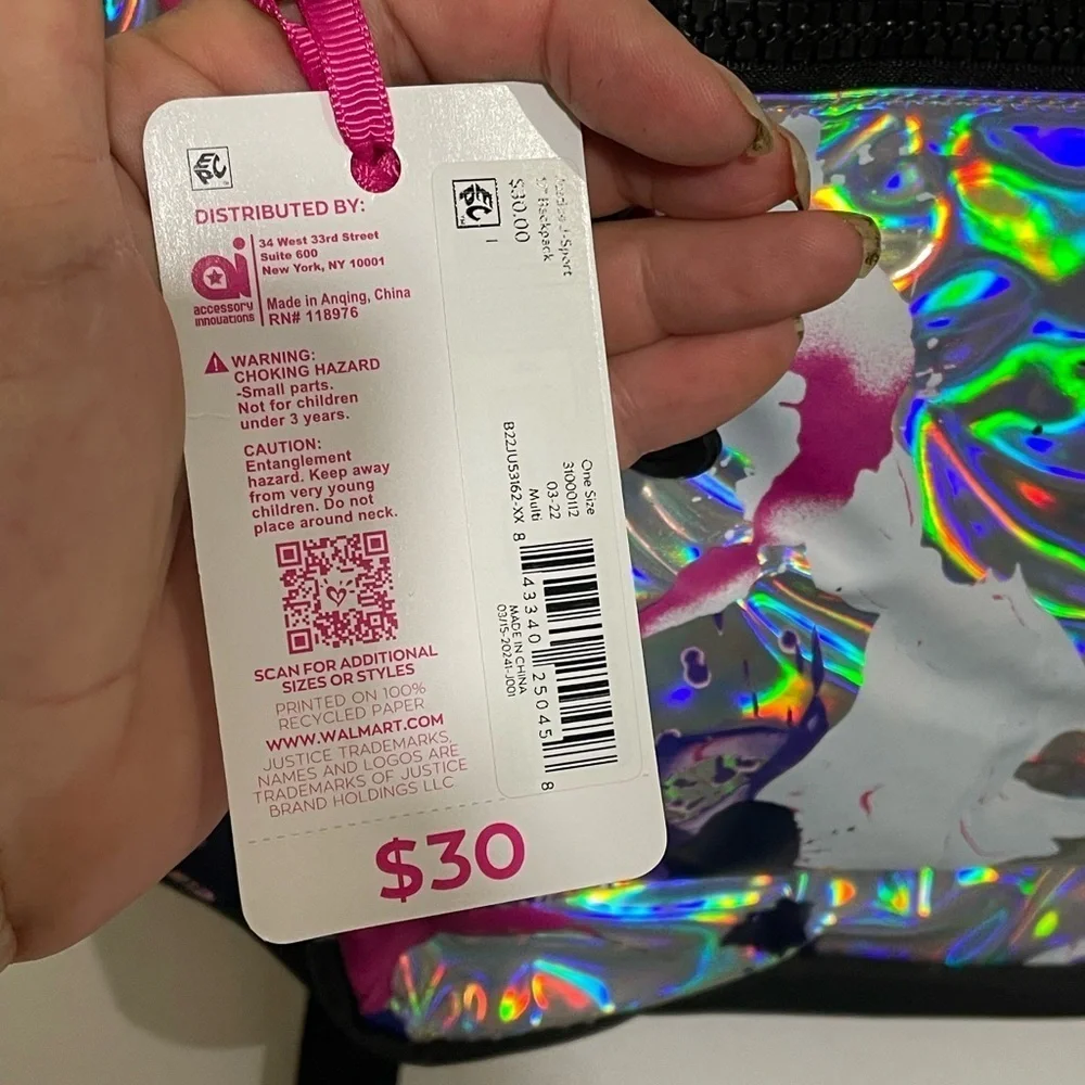 Justice Girls Backpack
